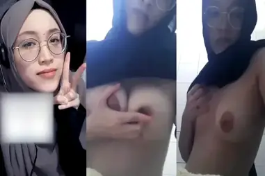 Ukhti Berkacamata Toket Jumbo Pamer Memek Basah WOT - BokepColmek